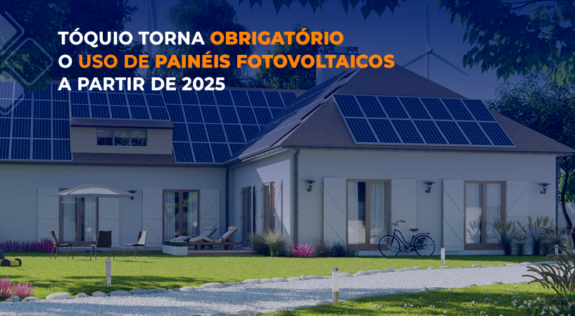 Casas construídas a partir de 2025 serão obrigadas por lei a possuir painéis solares